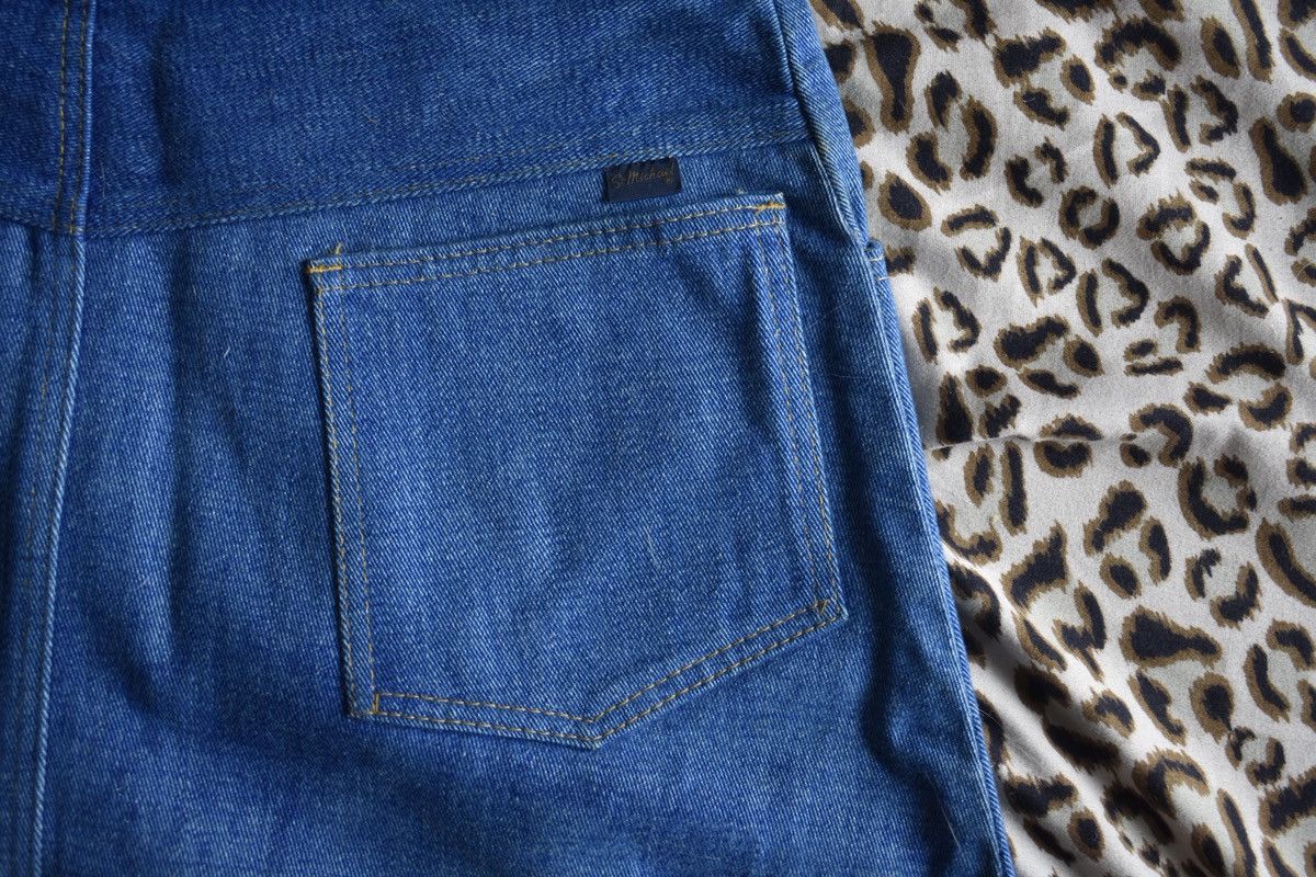 Other Vintage Jeans Midi Button Up Skirt Size 28" / US 6 / IT 42 - 4 Thumbnail