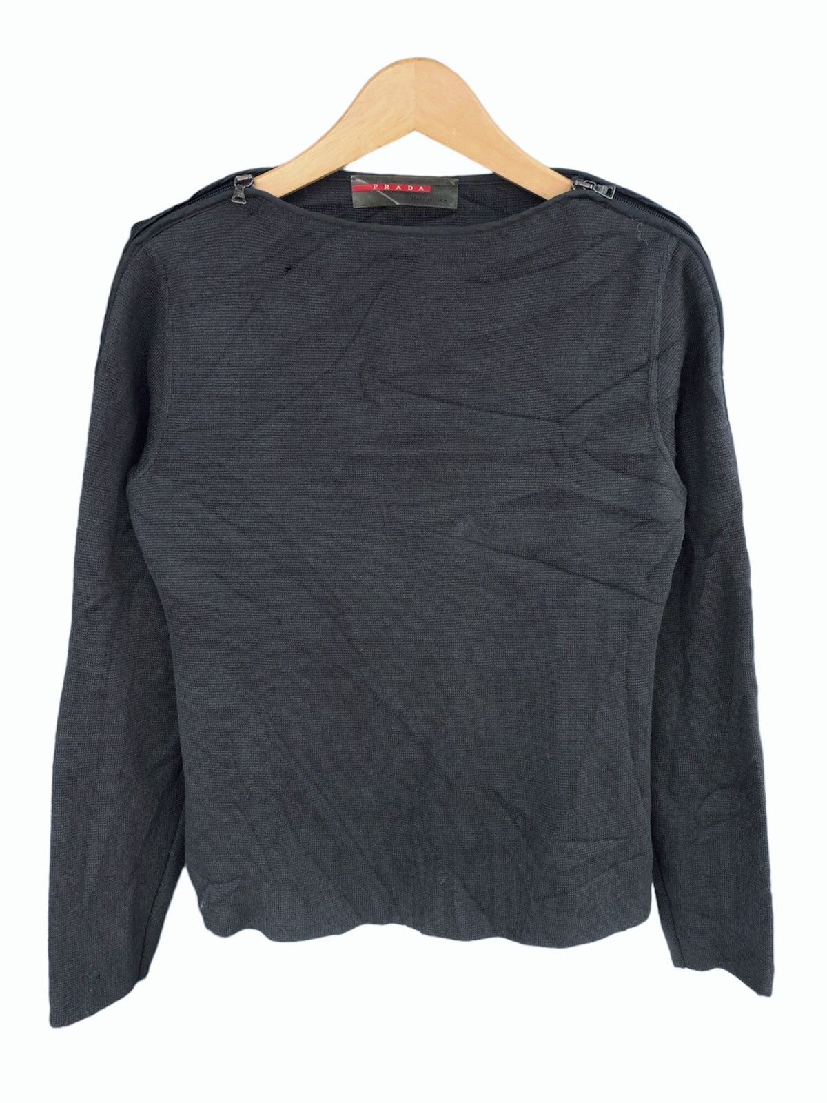 Prada Sleeve Zipper Knit