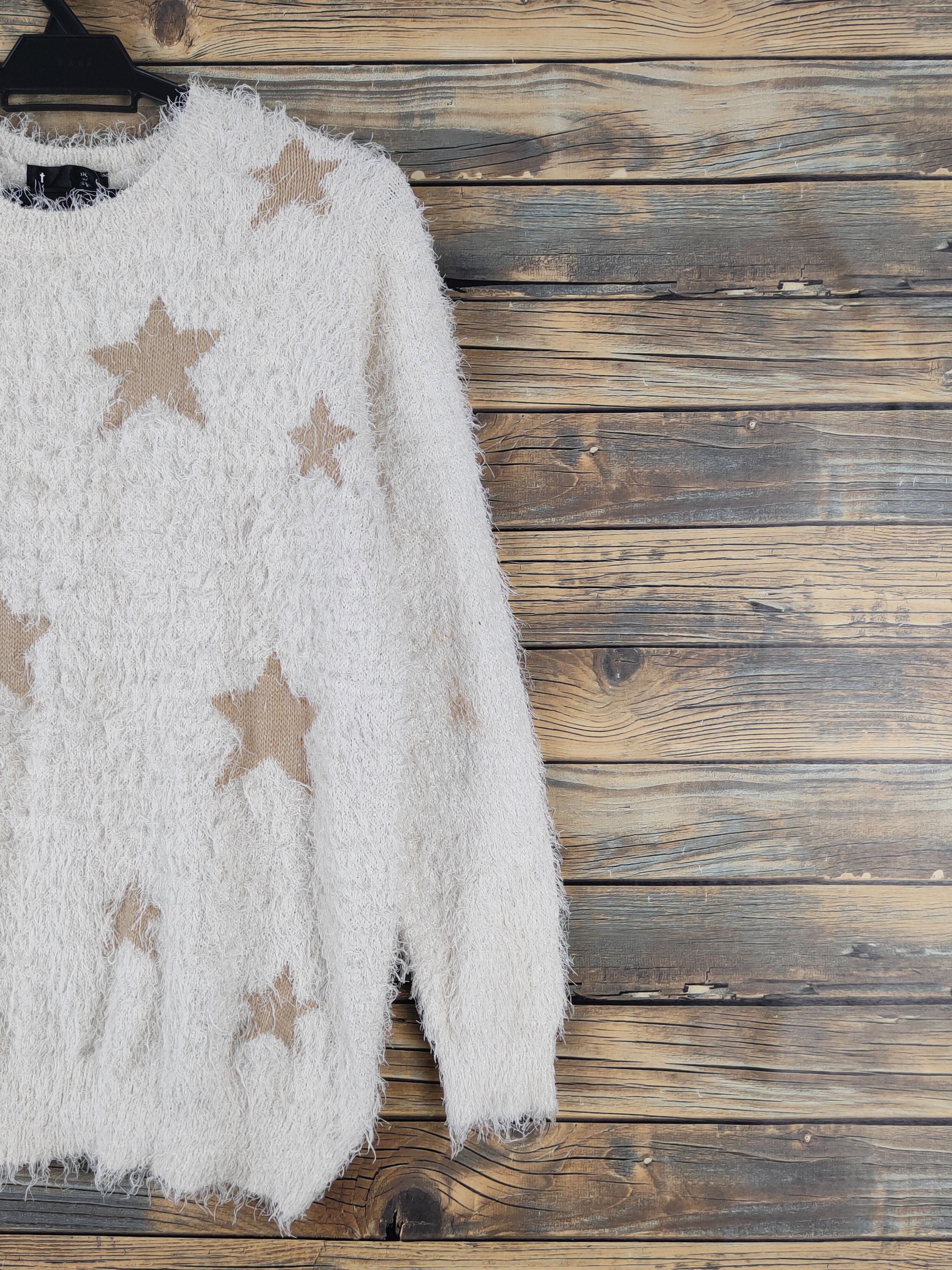 Japanese Brand Japanese Brand Ivory Shag Shaggy Fur Mohair Knitwear #W1631 Size M / US 6-8 / IT 42-44 - 5 Thumbnail