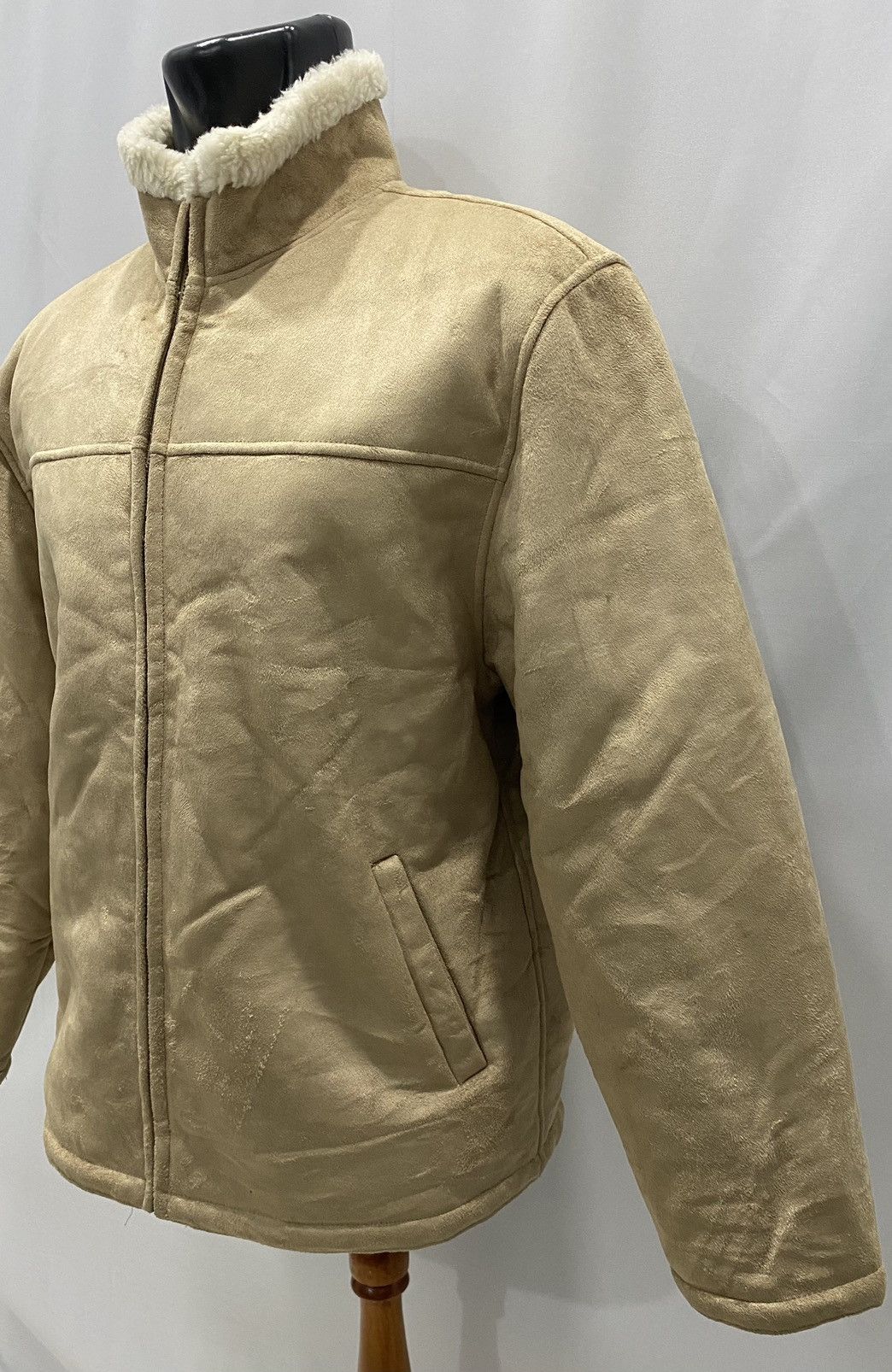 If Six Was Nine × Japanese Brand × Vintage DOCK LAND SUEDE SHERPA INNER JACKET Size US L / EU 52-54 / 3 - 4 Thumbnail