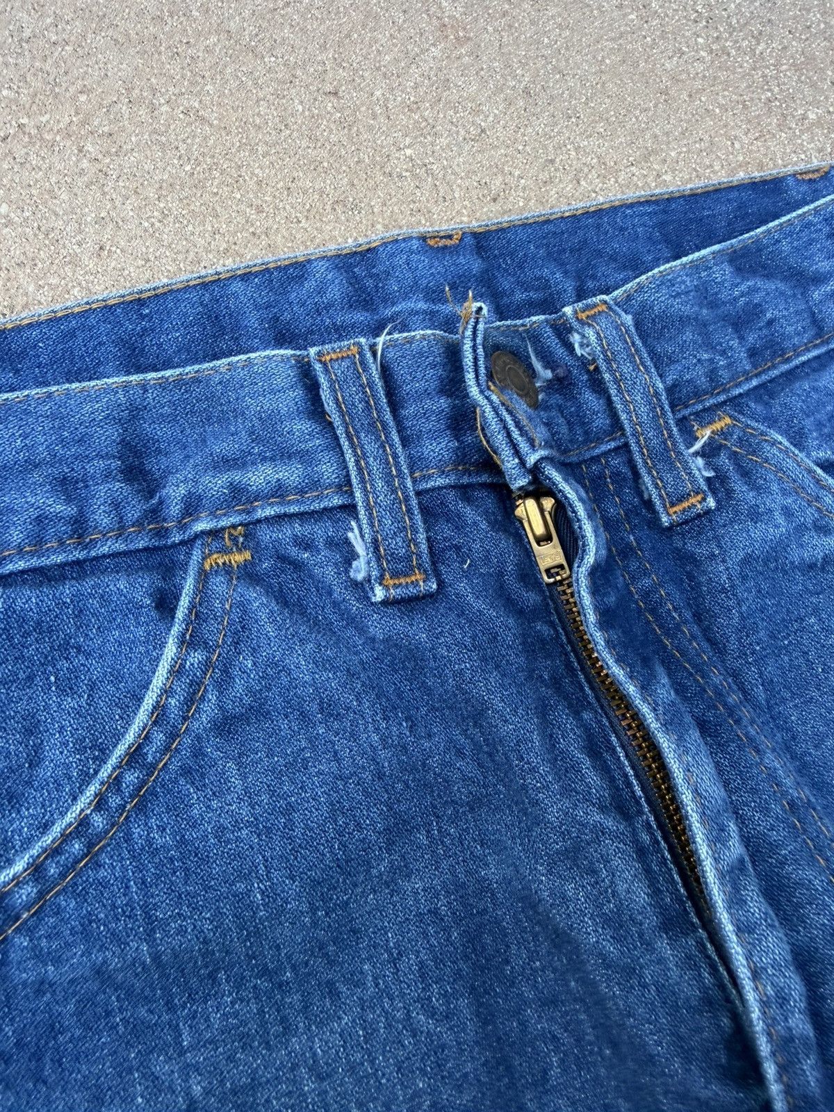 Levi's Vtg 70’s Levi’s 646 Orange Tab Bellbottom Flare Jeans 32x31 Size US 32 / EU 48 - 5 Thumbnail