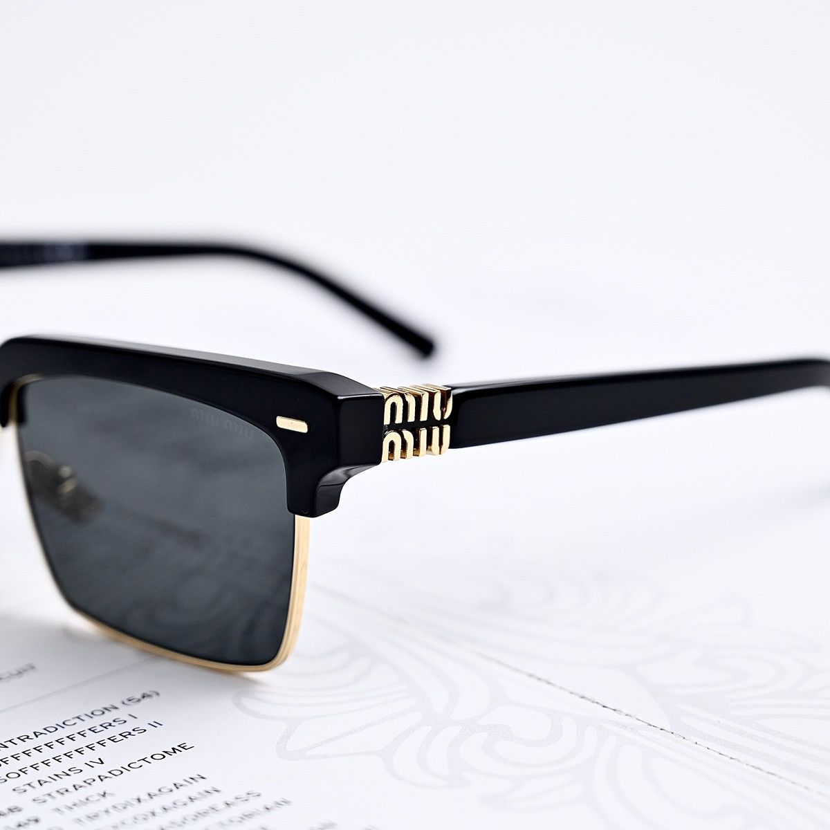 Miu Miu MIU MIU 0MU 10ZS SUNGLASSES Size ONE SIZE - 3 Thumbnail