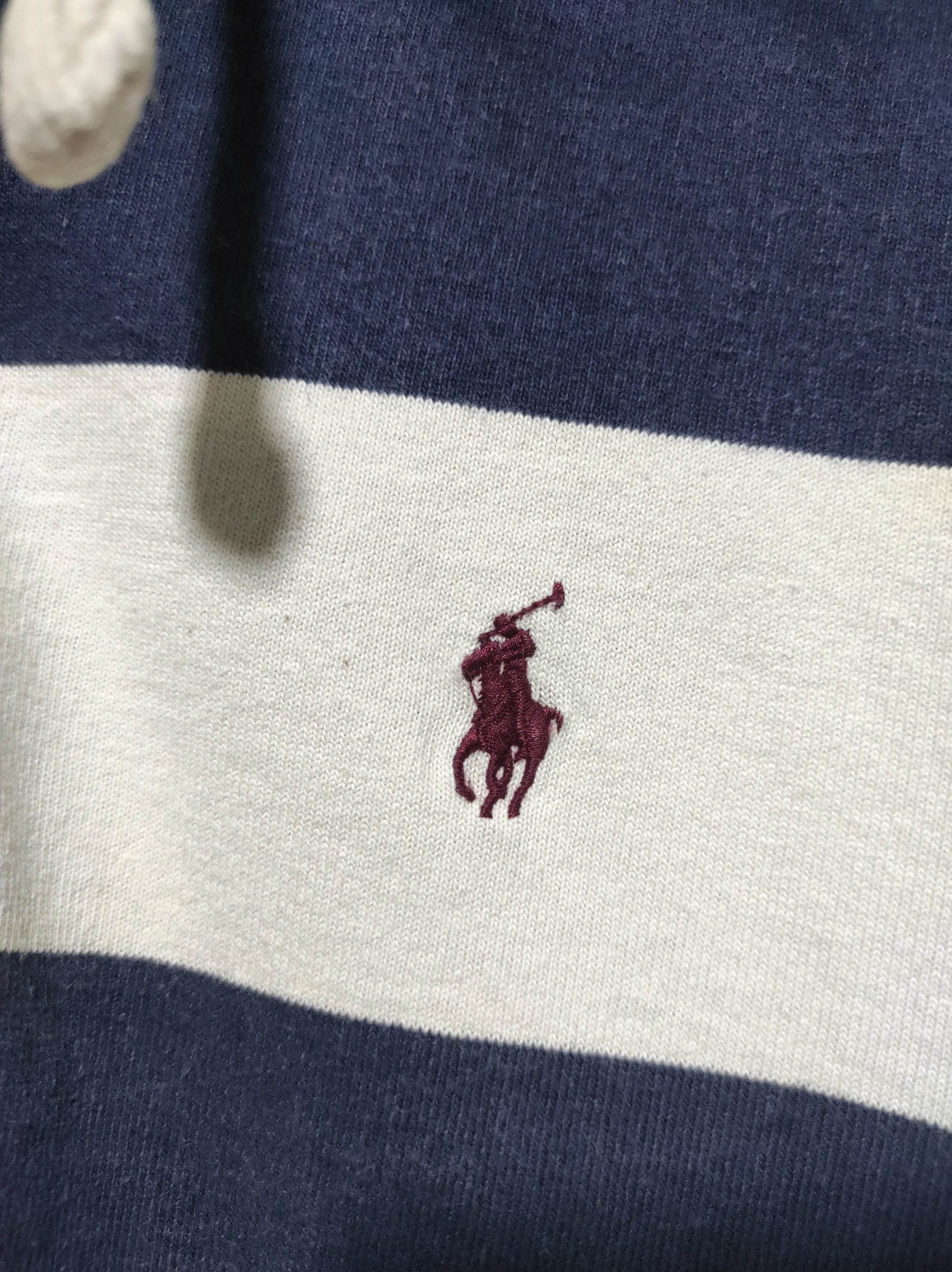 Polo Ralph Lauren Polo Ralph Lauren Stripe fur Hoodie Size US XL / EU 56 / 4 - 5 Thumbnail