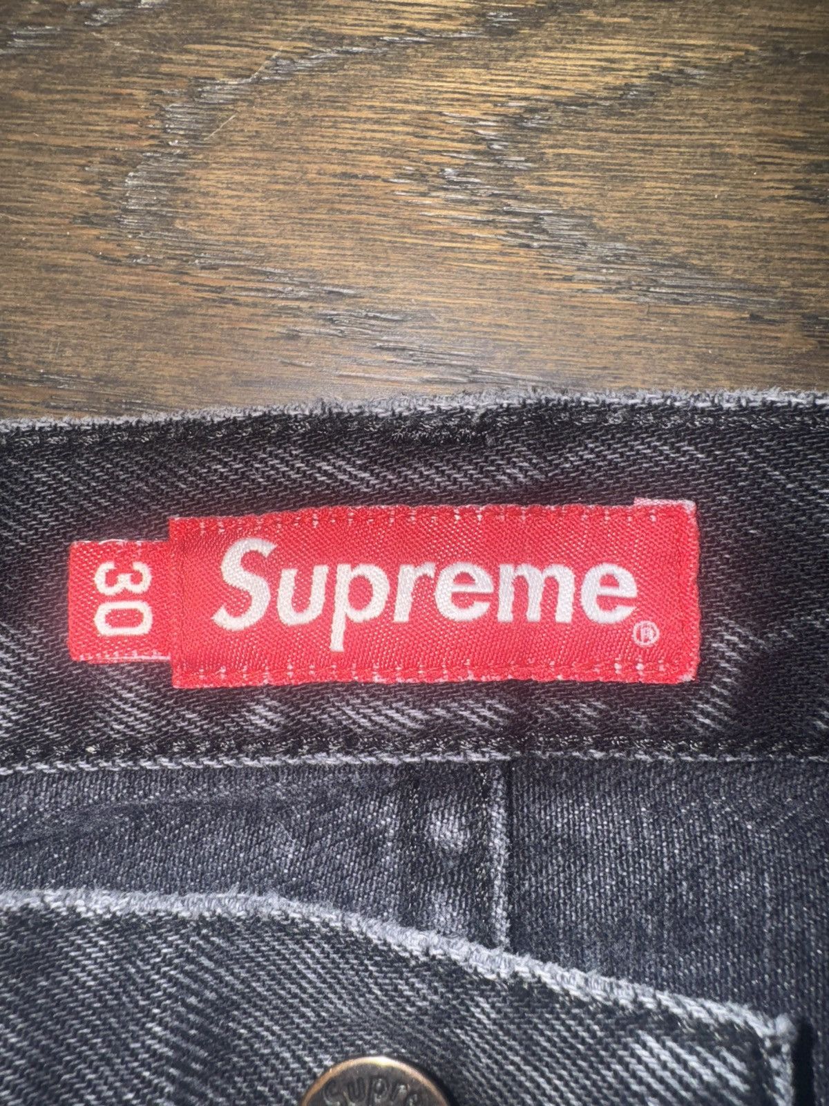 Supreme Supreme slim black jean Size US 31 - 5 Thumbnail