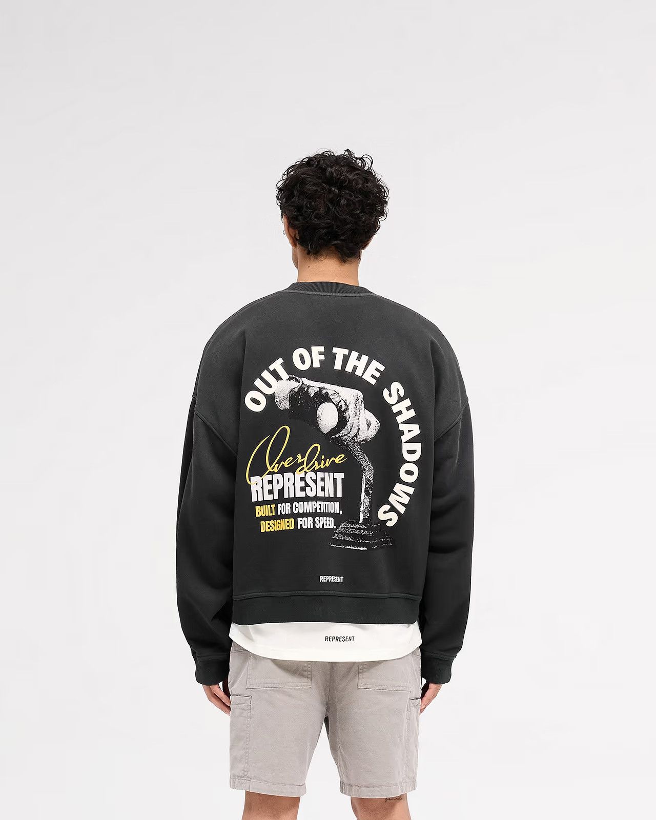 Represent Clo. o1mle1125 Out Of The Shadow Sweater in Black Size US XS / EU 42 / 0 - 4 Thumbnail
