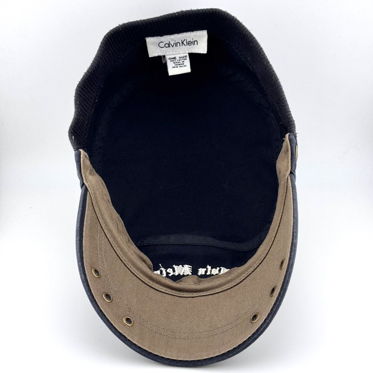 Calvin Klein Calvin Klein Y2K NYC Embroidery Logo Pocket Military Hat Size ONE SIZE - 5 Thumbnail