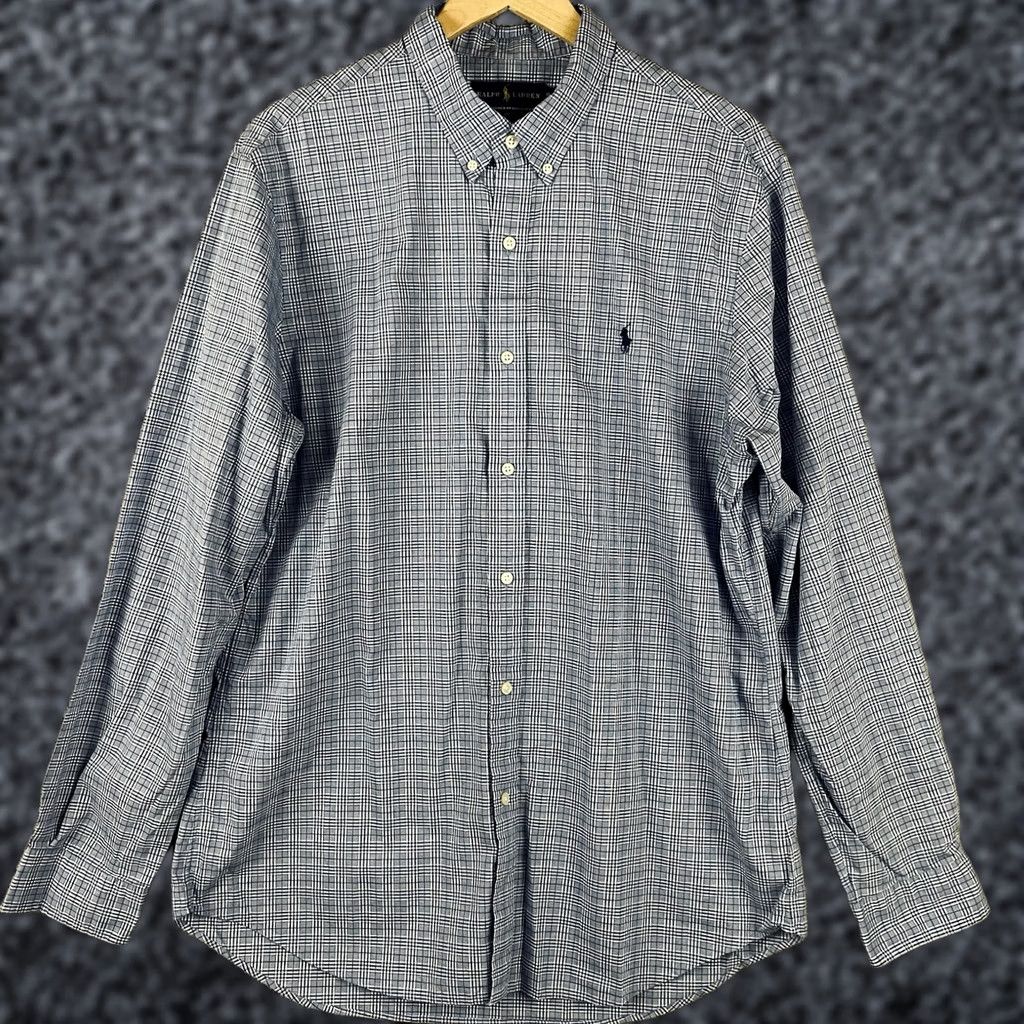 Polo Ralph Lauren Polo Ralph Lauren Shirt Slim Fit XL Blue Plaid Button-Up Men's Size US XL / EU 56 / 4 - 1 Thumbnail