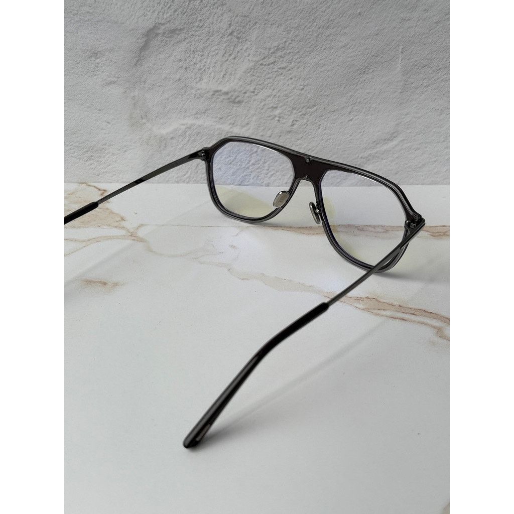 Tom Ford NEW Tom Ford FT5943-B Bluelight Frames in Silver Brown Size ONE SIZE - 7 Thumbnail