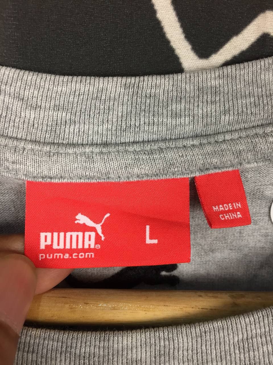 Puma Puma Big Logo Long Sleeve Graphic Tee Size L Size US L / EU 52-54 / 3 - 9 Thumbnail