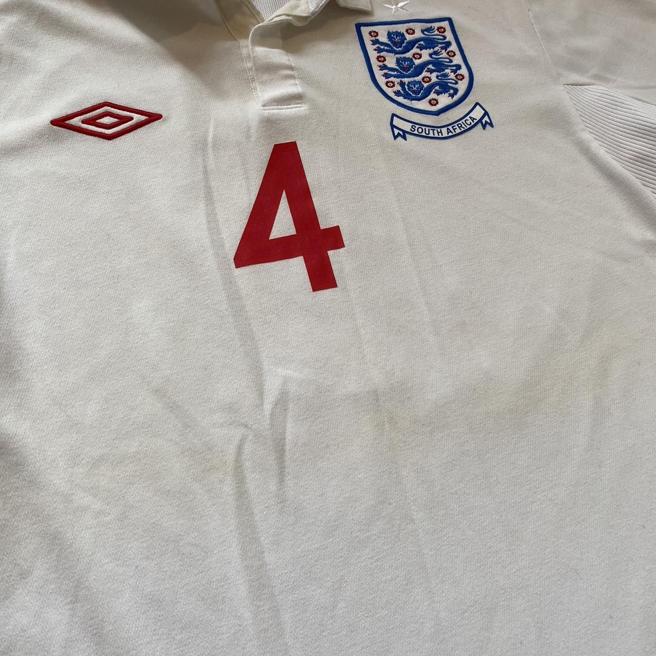 Umbro 2010-11 *4 Gerrard England Umbro Shirt Player issue Size US M / EU 48-50 / 2 - 4 Thumbnail