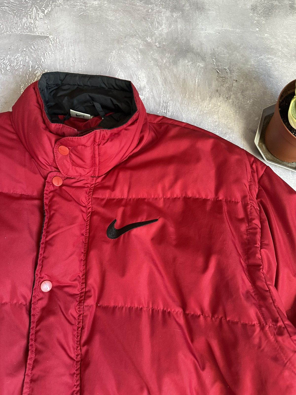 Nike Nike 90s big swoosh puffer down jacket vintage Size US M / EU 48-50 / 2 - 3 Thumbnail