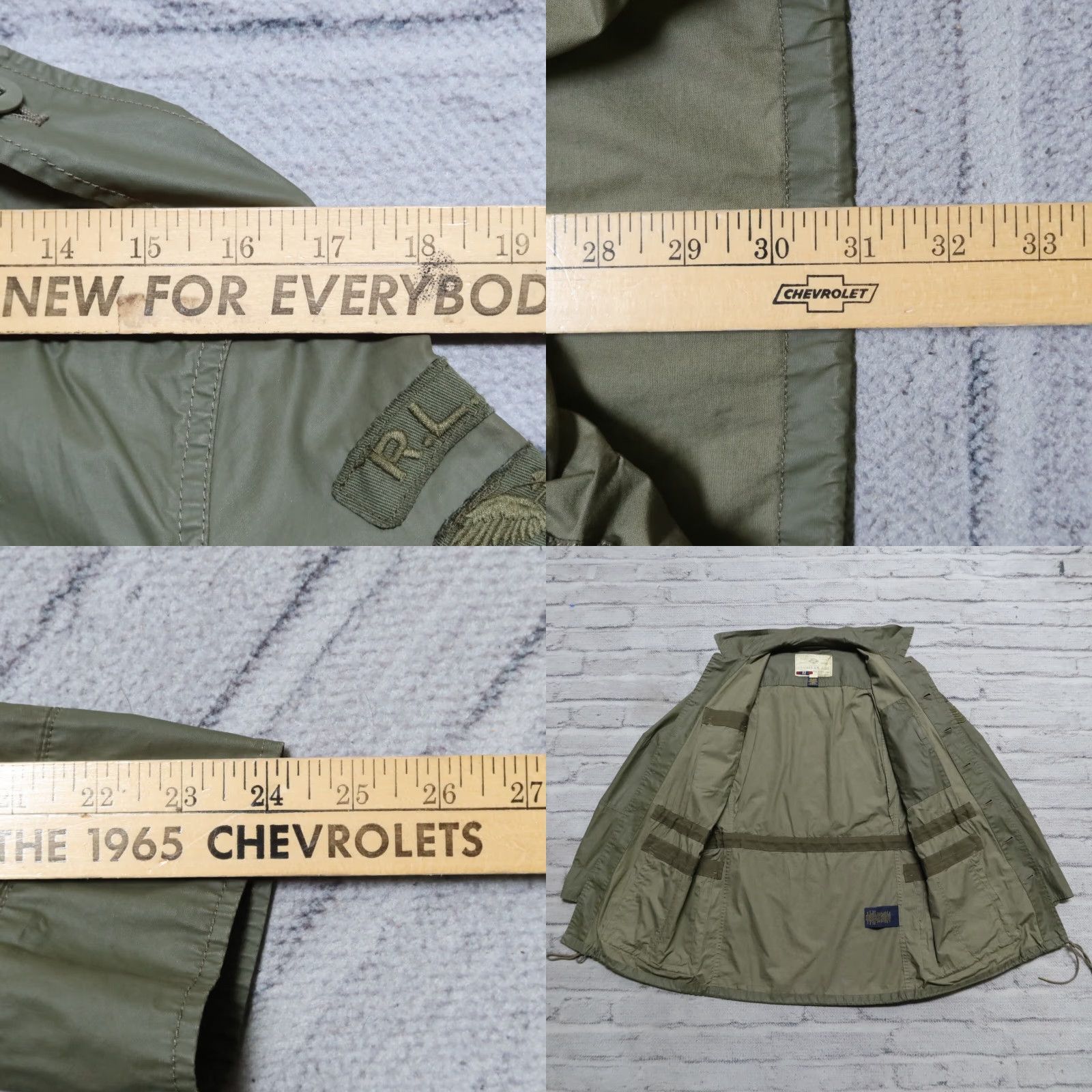 Ralph Lauren VINTAGE Rugby Ralph Lauren Military Style Jacket size S green Size US S / EU 44-46 / 1 - 8 Thumbnail