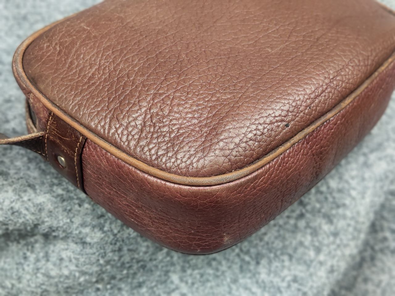 Burberry Vintage 90's Burberry brown leather messenger shoulder bag Size ONE SIZE - 8 Thumbnail