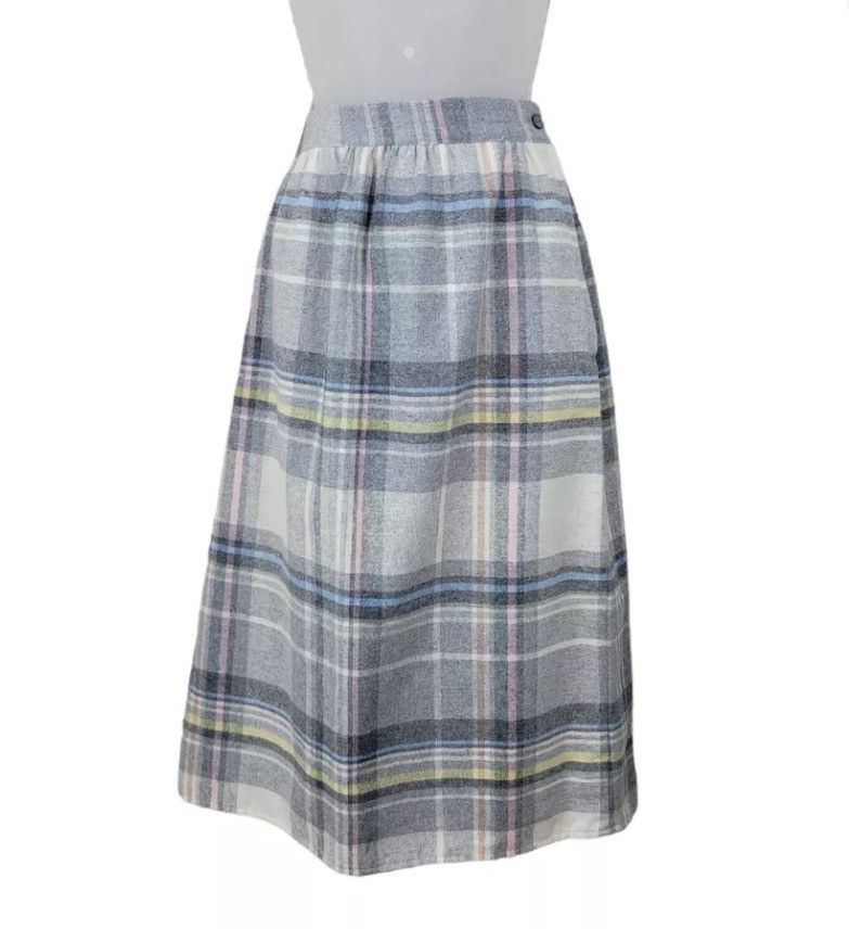 Vintage VTG Plaid Midi Skirt Size 28" / US 6 / IT 42 - 1 Thumbnail