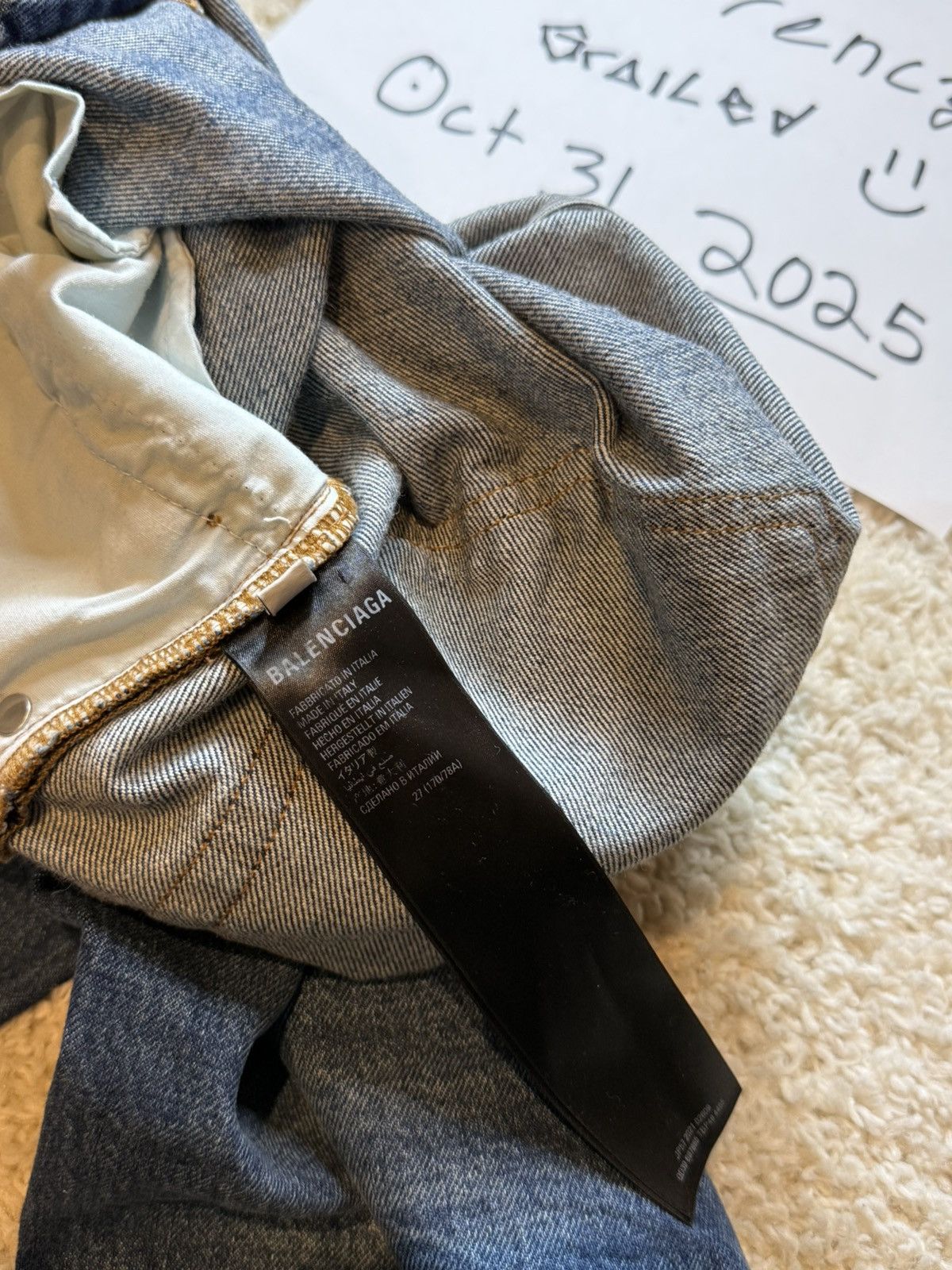 Balenciaga Balenciaga Heal Bite Jean Denim Size US 30 / EU 46 - 11 Thumbnail