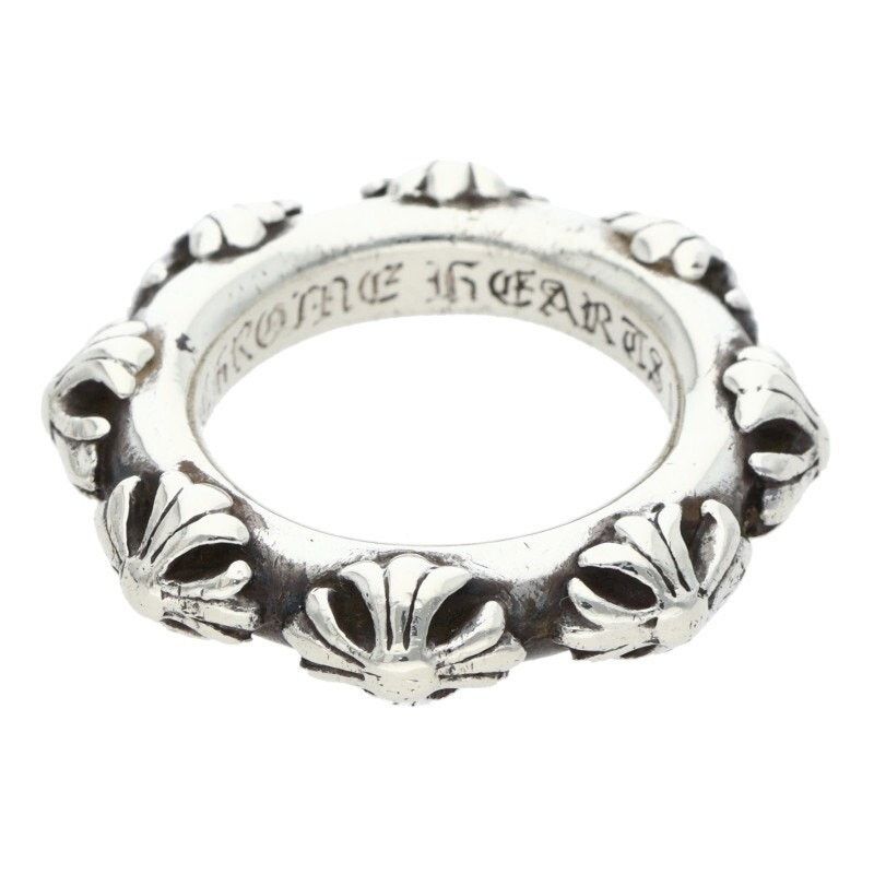 Chrome Hearts Chrome Hearts Cross Band Silver Ring Size ONE SIZE - 1 Thumbnail