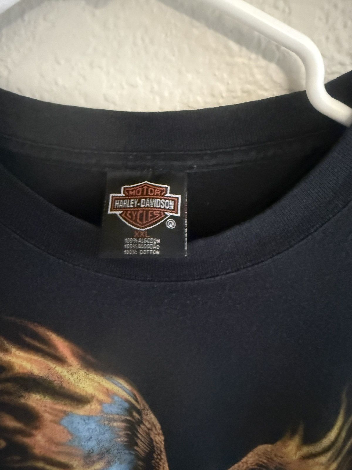 Harley Davidson Vintage Harley Davidson Free Spirit Flame Eagle shirt Size US XXL / EU 58 / 5 - 5 Thumbnail