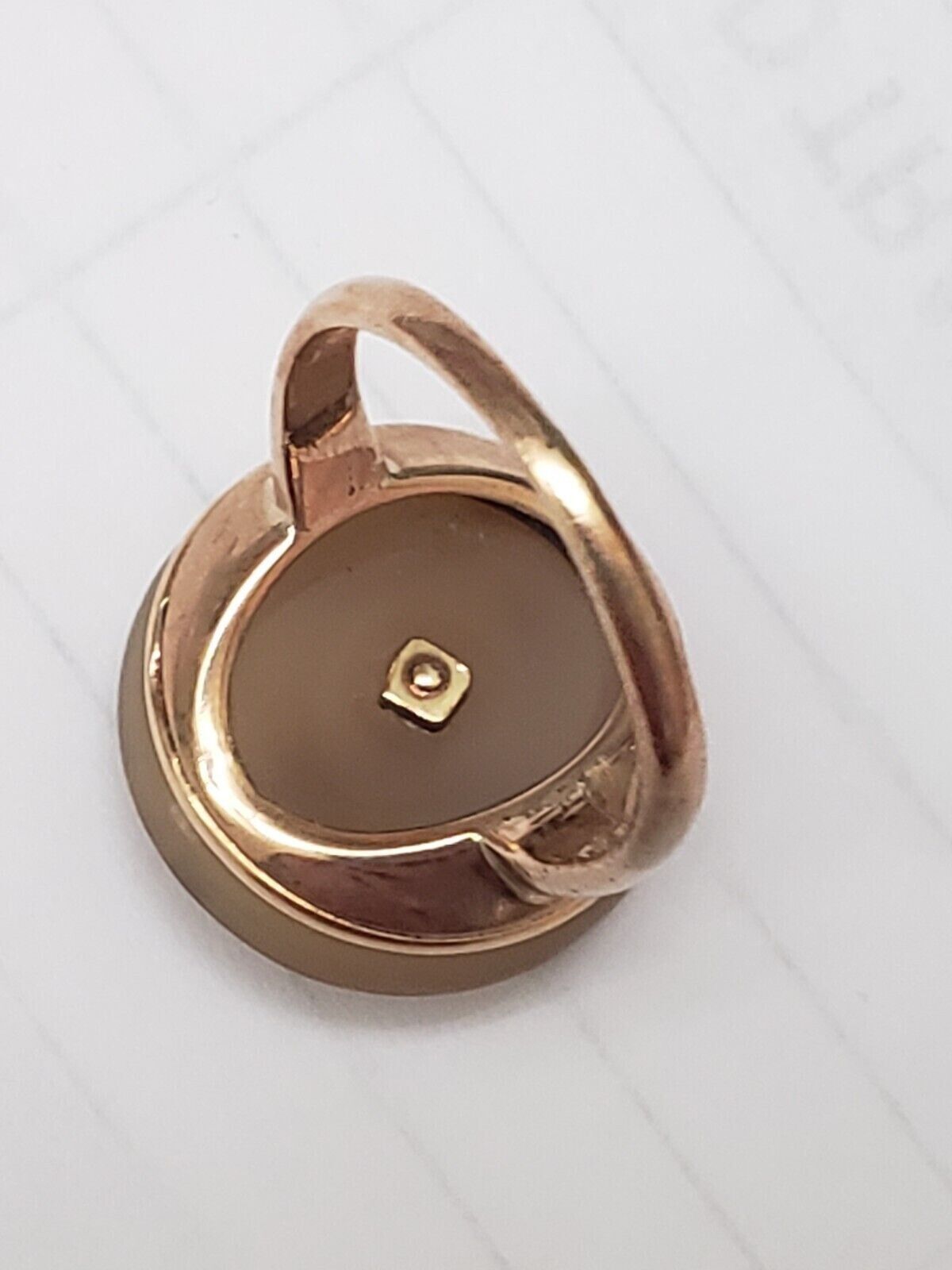 Other Victorian 10k Y/Gold Genuine Agate Seed Pearl Enamel Ring Size ONE SIZE - 5 Thumbnail