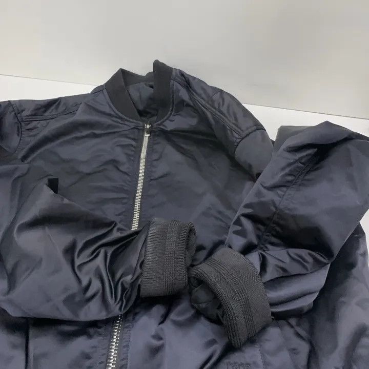 Dior Dior Dior Black Satin Pilot Jacket for Men 0079-2507 Size US L / EU 52-54 / 3 - 6 Thumbnail