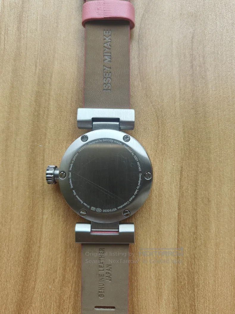 Issey Miyake Issey Miyake Pink Light Luxury Niche Minimalist Wristwatch Size ONE SIZE - 5 Thumbnail
