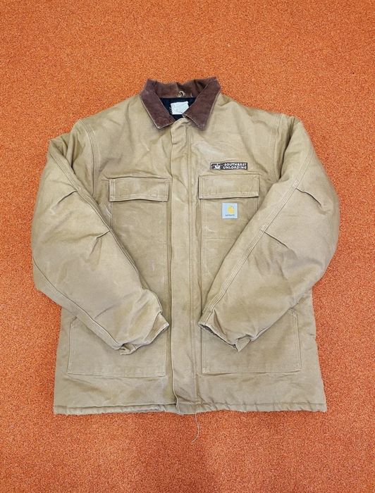 Vintage Vintage Carhartt C03 Chore Coat 46 BRN Quilt Lined Jacket