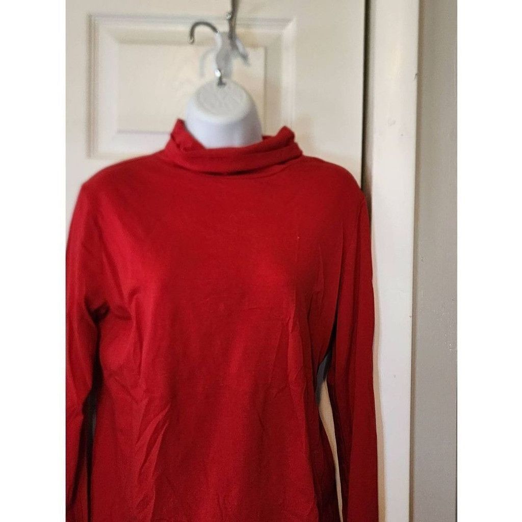 Other Christopher & Banks Red Turtle Neck Size L / US 10 / IT 46 - 2 Thumbnail