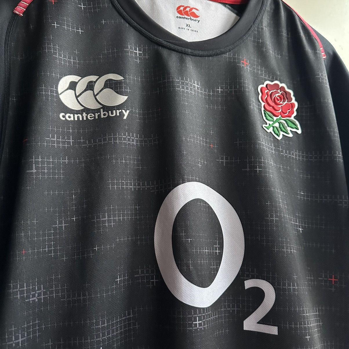 Canterbury of New Zealand Canterbury England Rugby Team Shirt Vapodri Jersey 2018/19 Size US XL / EU 56 / 4 - 5 Thumbnail