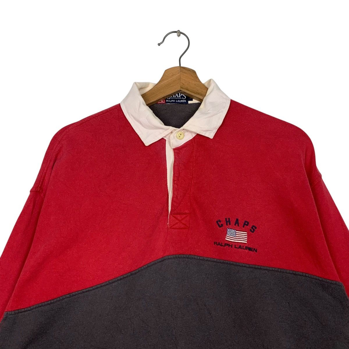 Chaps Ralph Lauren Chaps Ralph Lauren Stripe Polo Sweater Size US L / EU 52-54 / 3 - 7 Thumbnail