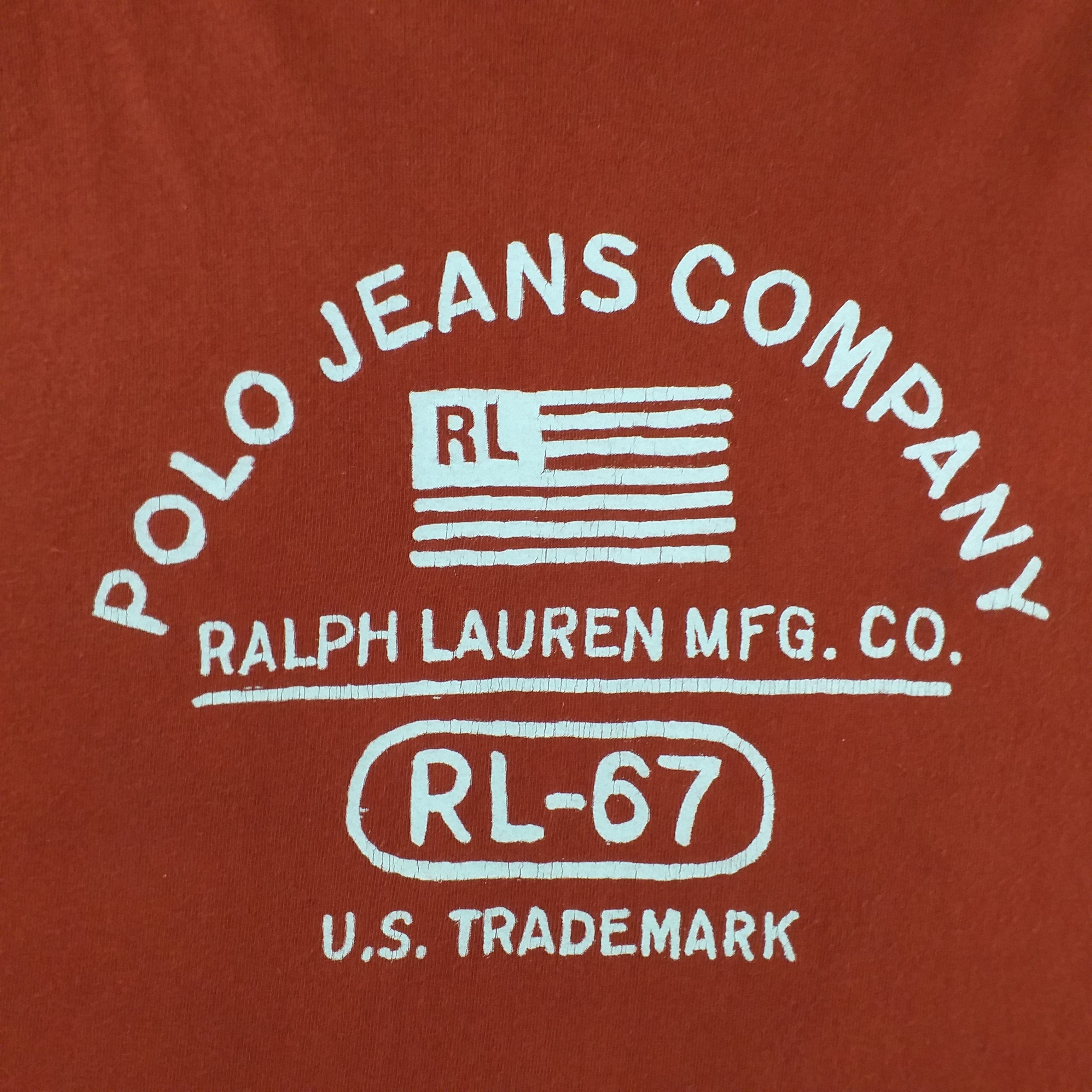 Polo Ralph Lauren Vintage Polo Jeans Company Flag Large Tshirt -F049 Size US L / EU 52-54 / 3 - 3 Thumbnail