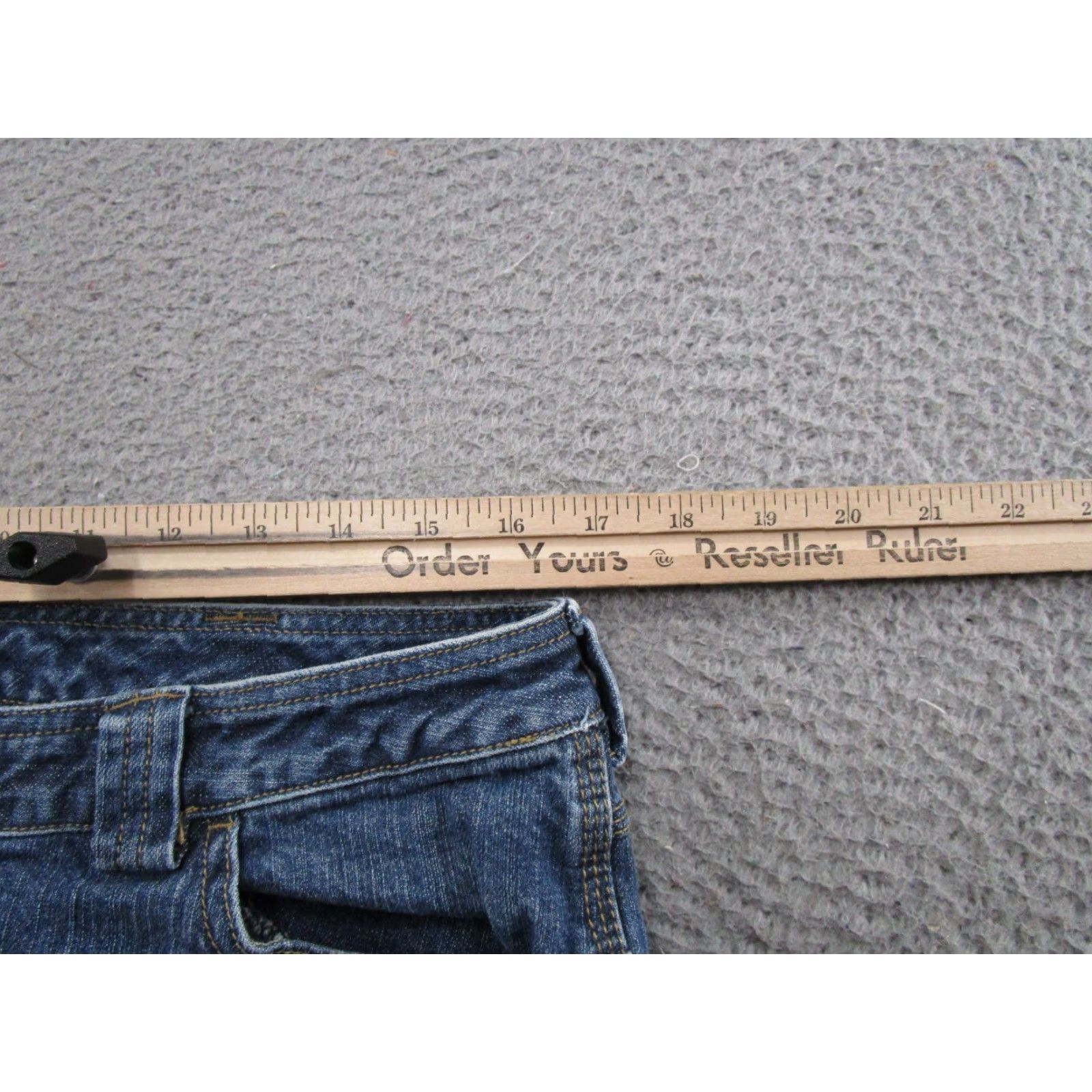 Doublet Duluth Jeans Womens Blue Double Knee Flex Denim Carpenter Size 14x31尺 Size 36" / US 14 / IT 50 - 6 Thumbnail