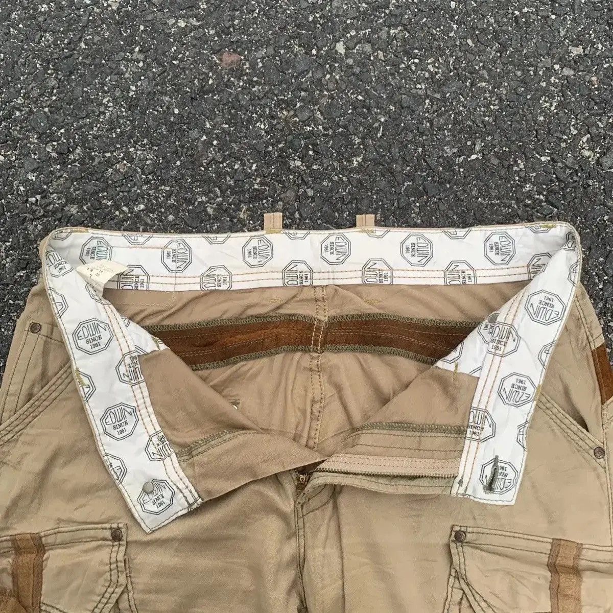 Edwin Japanese Vintage Trousers Big Pocket Faded Pants Size US 35 - 7 Thumbnail