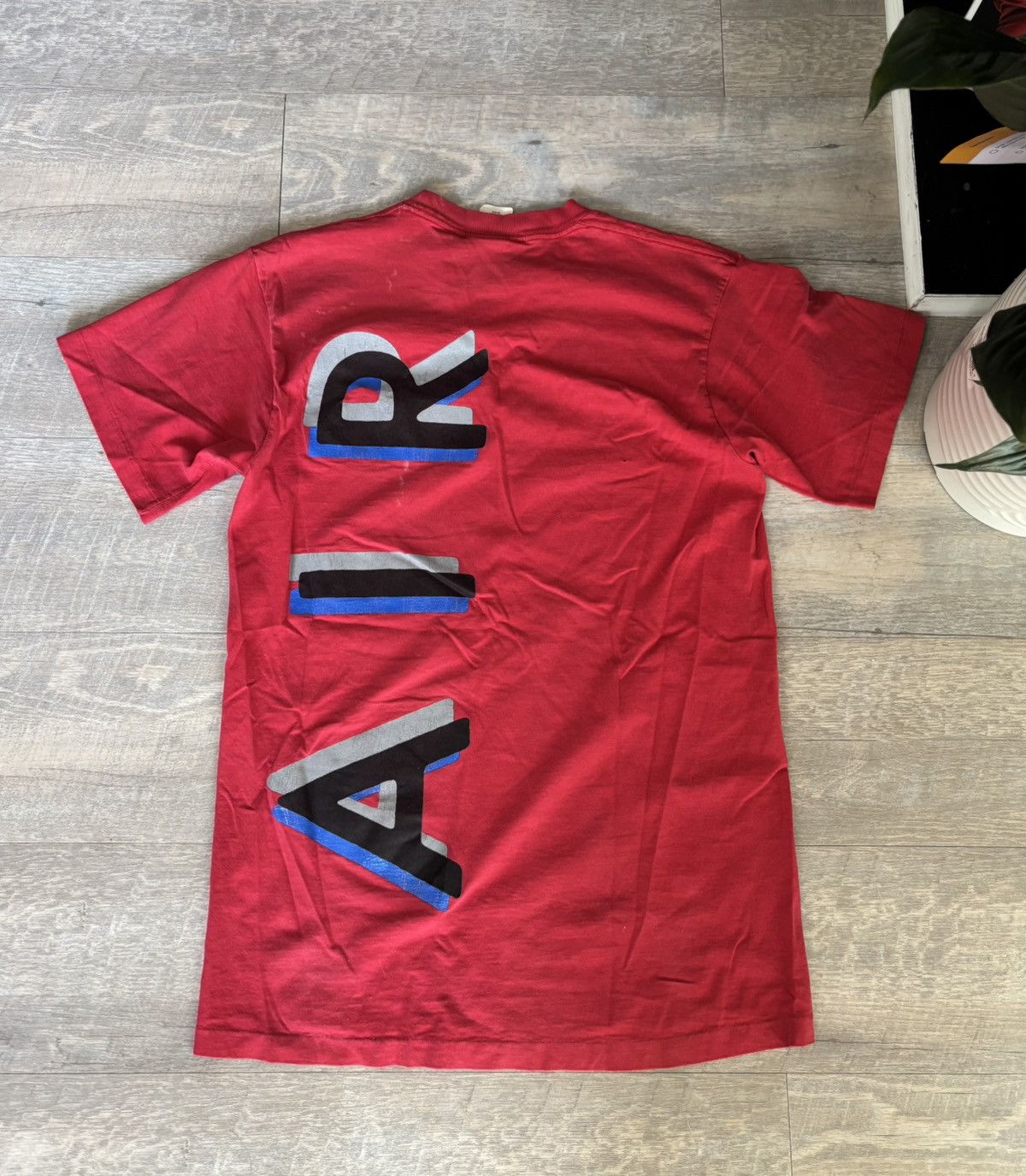 Vintage Vintage Nike 90s Single stitch “Air” shirt Size US M / EU 48-50 / 2 - 1 Thumbnail