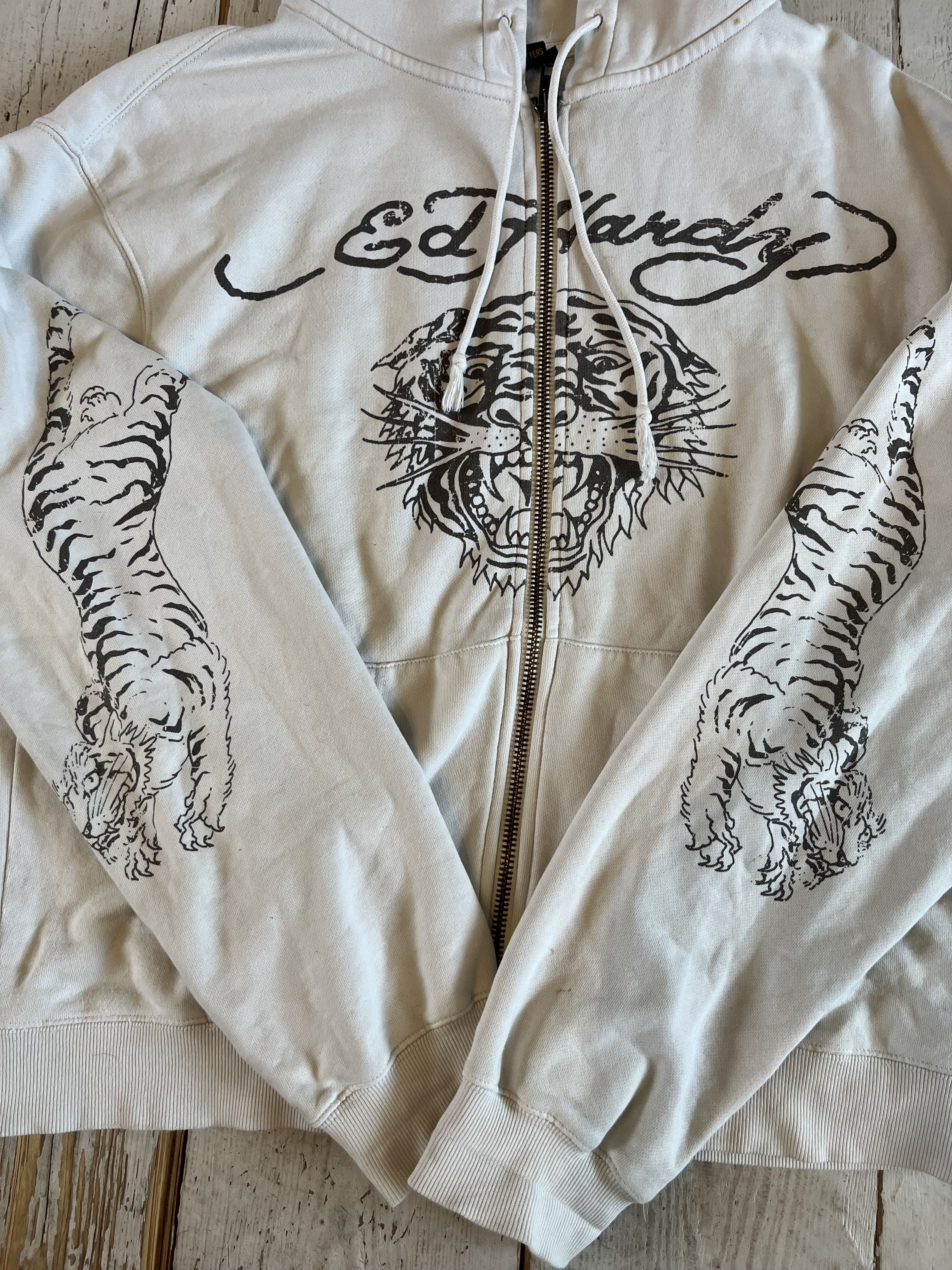 Ed Hardy Vintage y2k Ed Hardy x Urban Outfiters Zip Hoodie Size US M / EU 48-50 / 2 - 9 Thumbnail
