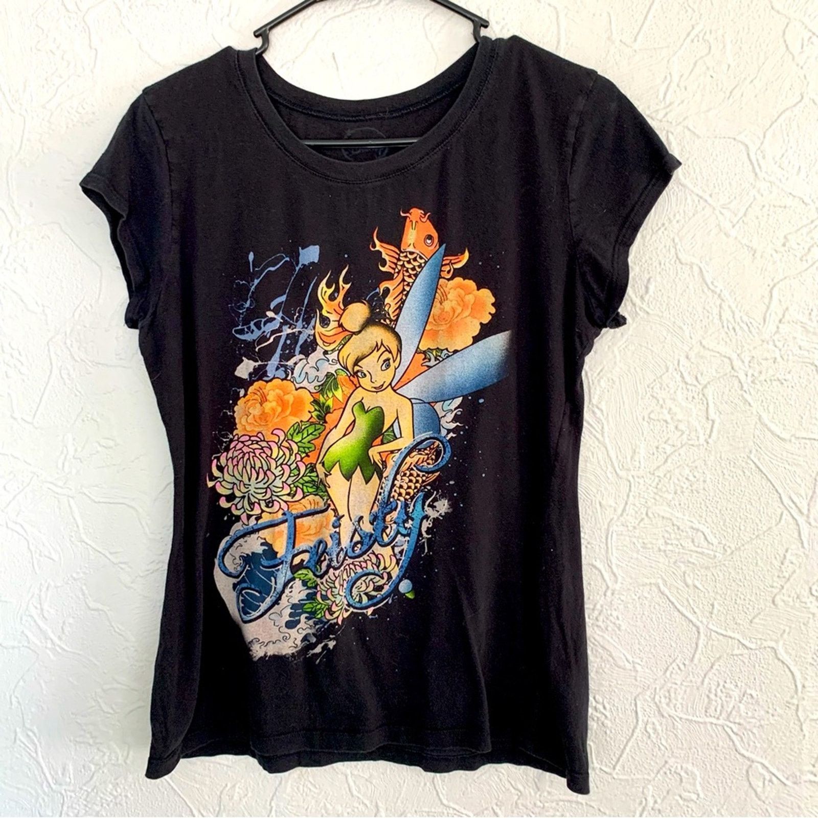 Disney DISNEY FEISTY TINKERBELL JUNIORS TEE SHIRT SIZE XL NICE Size XL / US 12-14 / IT 48-50 - 1 Thumbnail