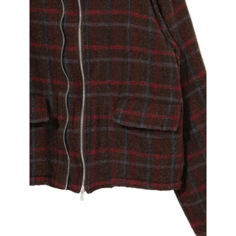 Undercover UNDERCOVER Brown Wool Check Jacket Size US XXL / EU 58 / 5 - 6 Thumbnail