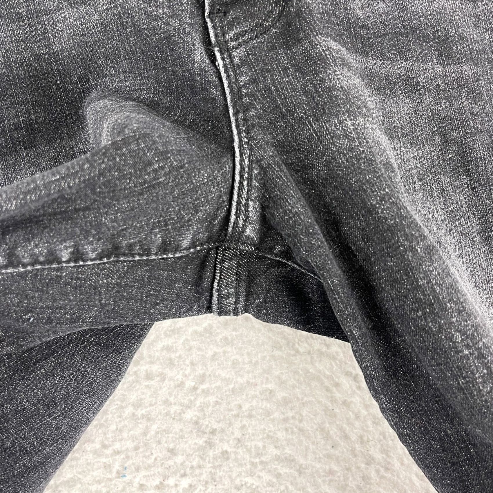 Vintage KUT from the Kloth Reese Ankle Straight Leg Jeans Womens Size 2 Black High-Rise Jeans Size 26" / US 2 / IT 38 - 6 Thumbnail