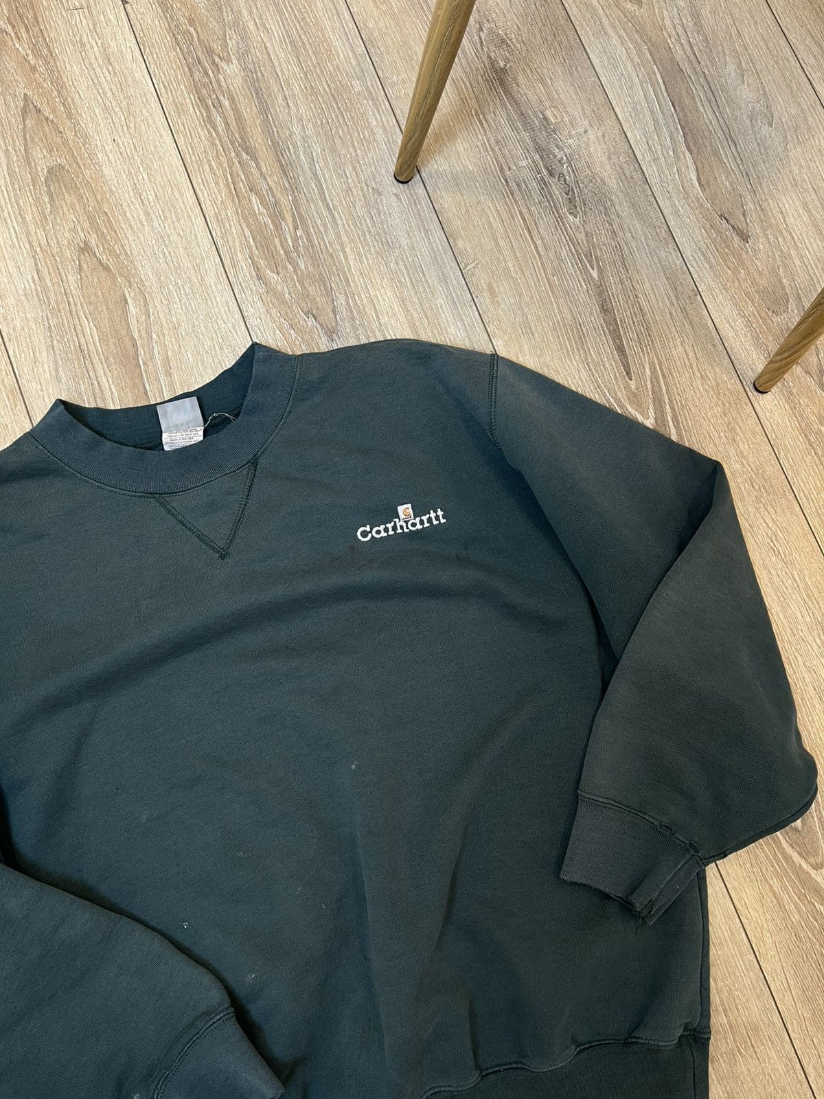 Carhartt ♻️CARHARTT DISTRESSED BOXY FIT FADED VINTAGE SWEATSHIRT Size US L / EU 52-54 / 3 - 4 Thumbnail