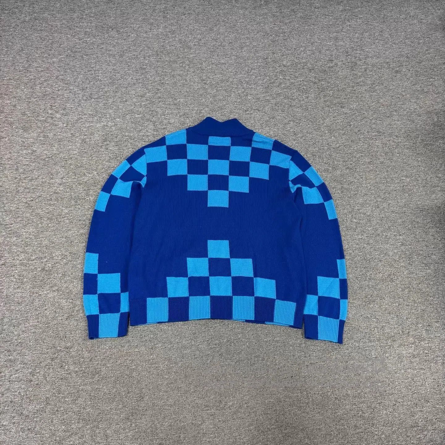 Louis Vuitton Blue Checkered Zip. Size US XL / EU 56 / 4 - 2 Thumbnail