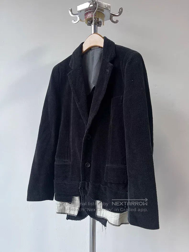 Comme des Garcons Comme Des Garcons Corduroy Deconstructed Jacket Size US XS / EU 42 / 0 - 1 Thumbnail