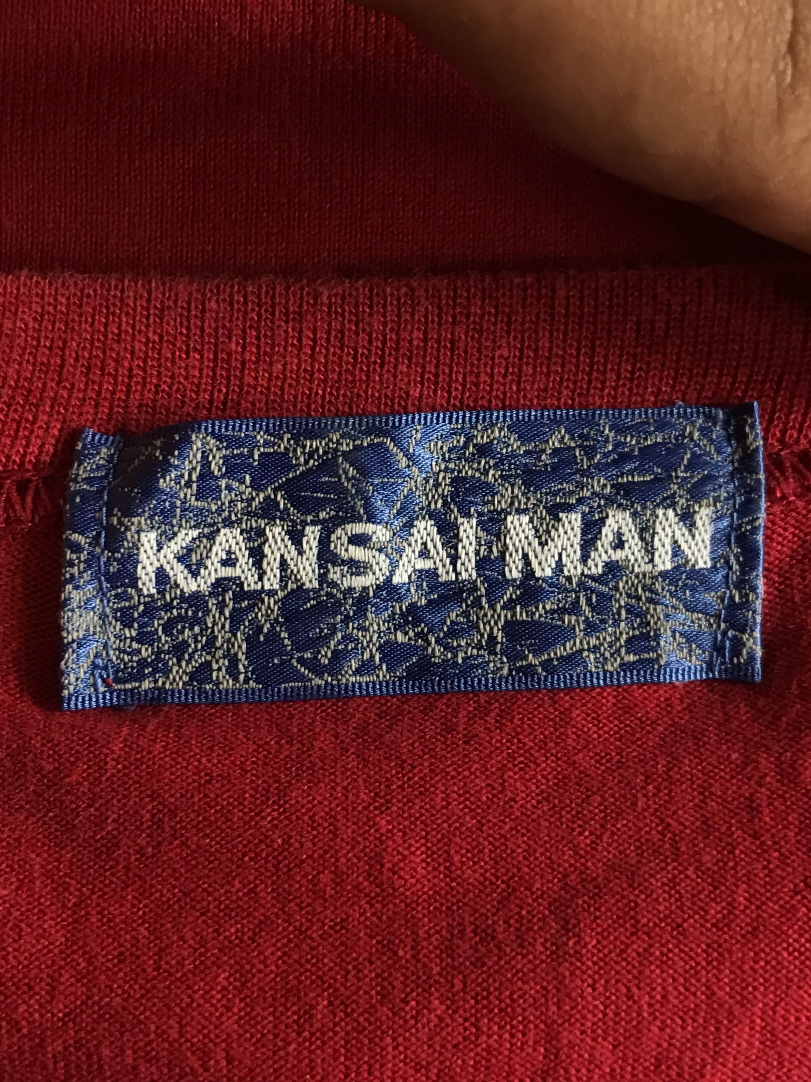 Kansai Yamamoto × Vintage Kansai Man Big Logo Faded T-Shirt Size US M / EU 48-50 / 2 - 5 Thumbnail