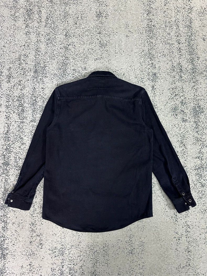 Givenchy Givenchy Navy Blue Patchwork Pocket Denim Shirt Jacket Size US S / EU 44-46 / 1 - 2 Thumbnail