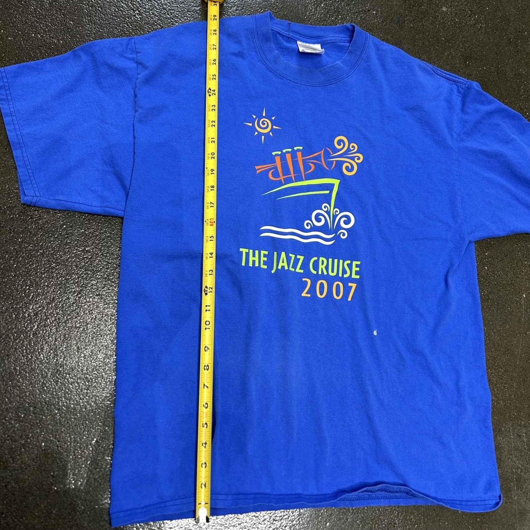 Port & Company The Jazz Cruise 2007 Shirt Mens XL Blue Port & Company Graphic Tee Music Size US XL / EU 56 / 4 - 5 Thumbnail