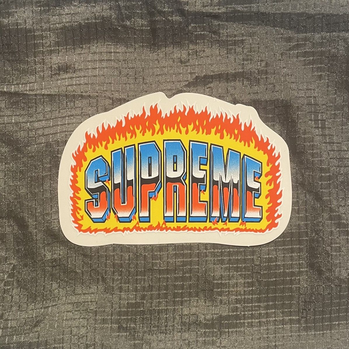 Supreme Chrome Fire Sticker (FW20) Size ONE SIZE - 1 Preview