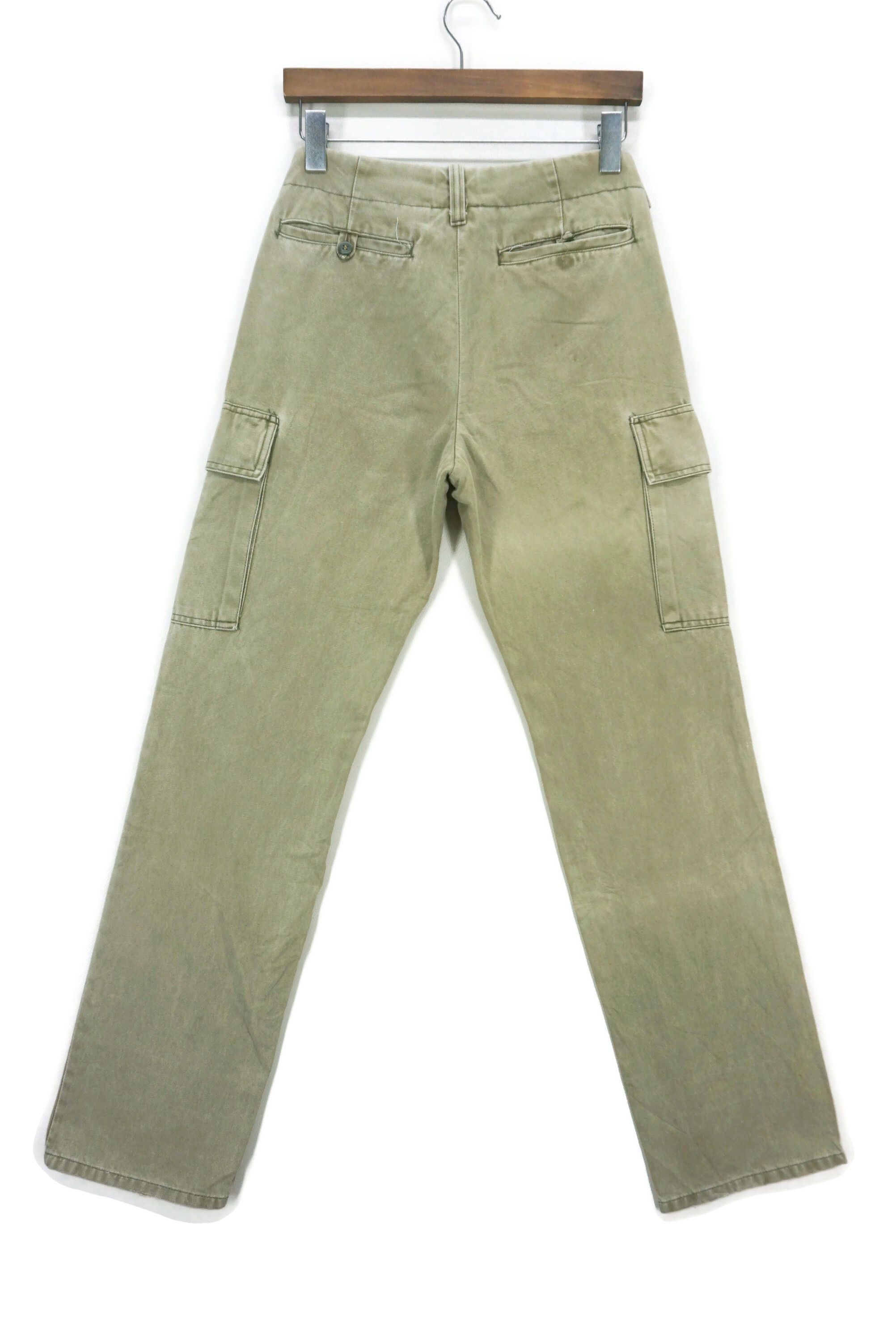 Helmut Lang Distressed Cargo Pants Size W28xL32 Made in Italy Size US 28 / EU 44 - 2 Thumbnail