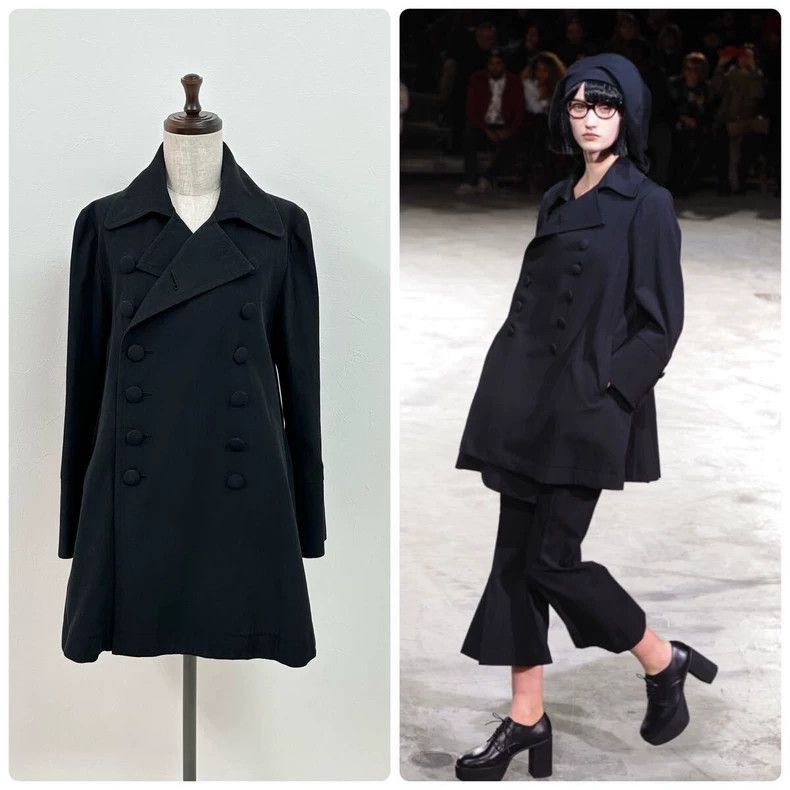 Yohji Yamamoto Yohji Yamamoto black coat Size S / US 4 / IT 40 - 2 Thumbnail