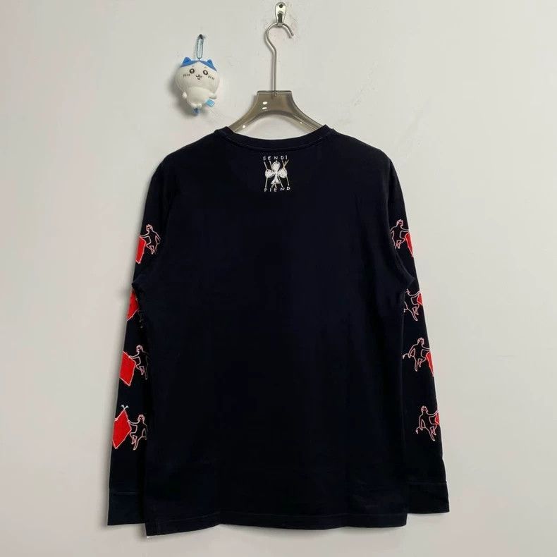 Fendi Fendi Long Sleeve Graffiti Heart Shirt Size US S / EU 44-46 / 1 - 3 Thumbnail