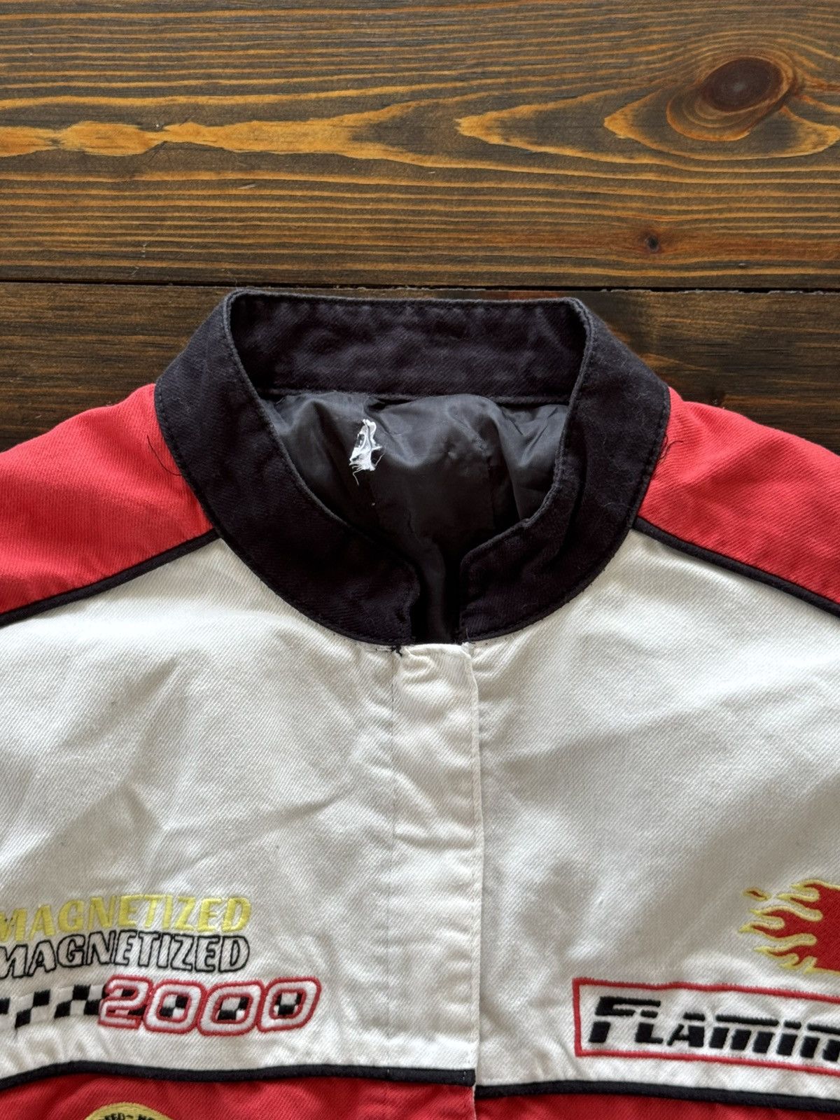 Hysteric Glamour Y2K 00s Aesthetic Patchwork Racing Jacket Size US M / EU 48-50 / 2 - 8 Thumbnail