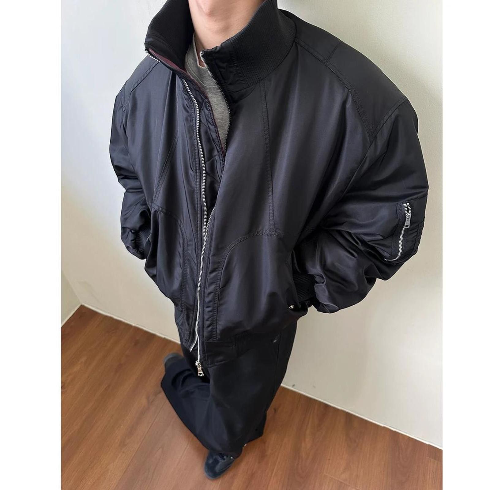 Japanese Brand Men's Bomber Jacket, Lightweight Outerwear Size US M / EU 48-50 / 2 - 1 Thumbnail