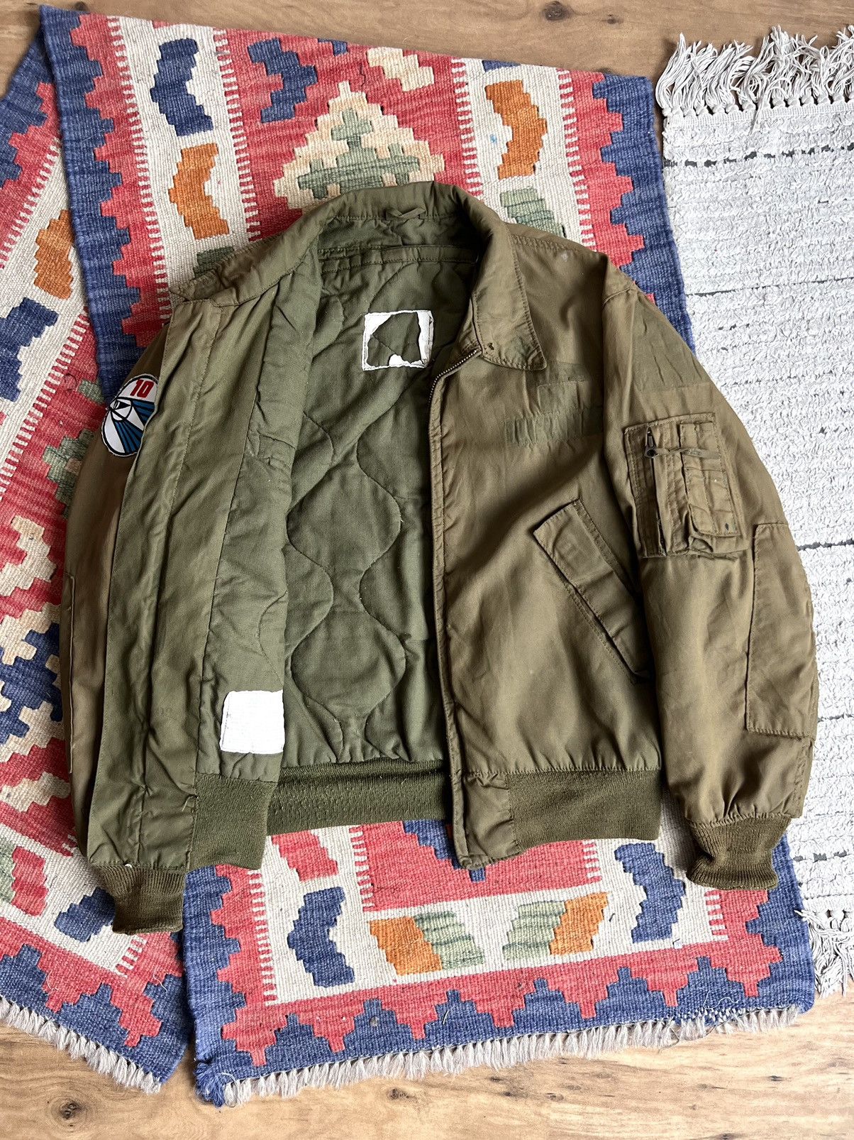 Buzz Rickson's 🇺🇸Vintage 1970s U.S. Army Cold Weather Combat Vehicle Jacket Size US M / EU 48-50 / 2 - 13 Thumbnail