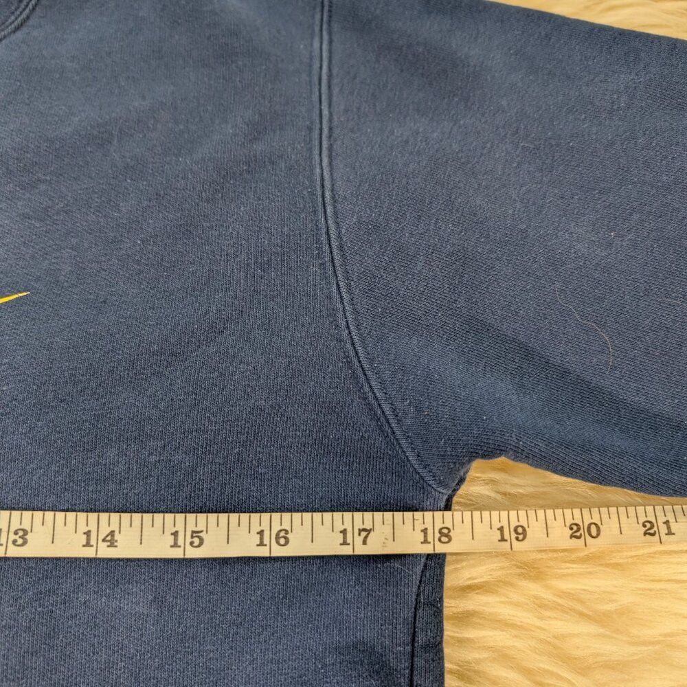 Nike Nike Team 90s Vintage Women's s Blue Swoosh Pullover Sweats Size M / US 6-8 / IT 42-44 - 6 Thumbnail